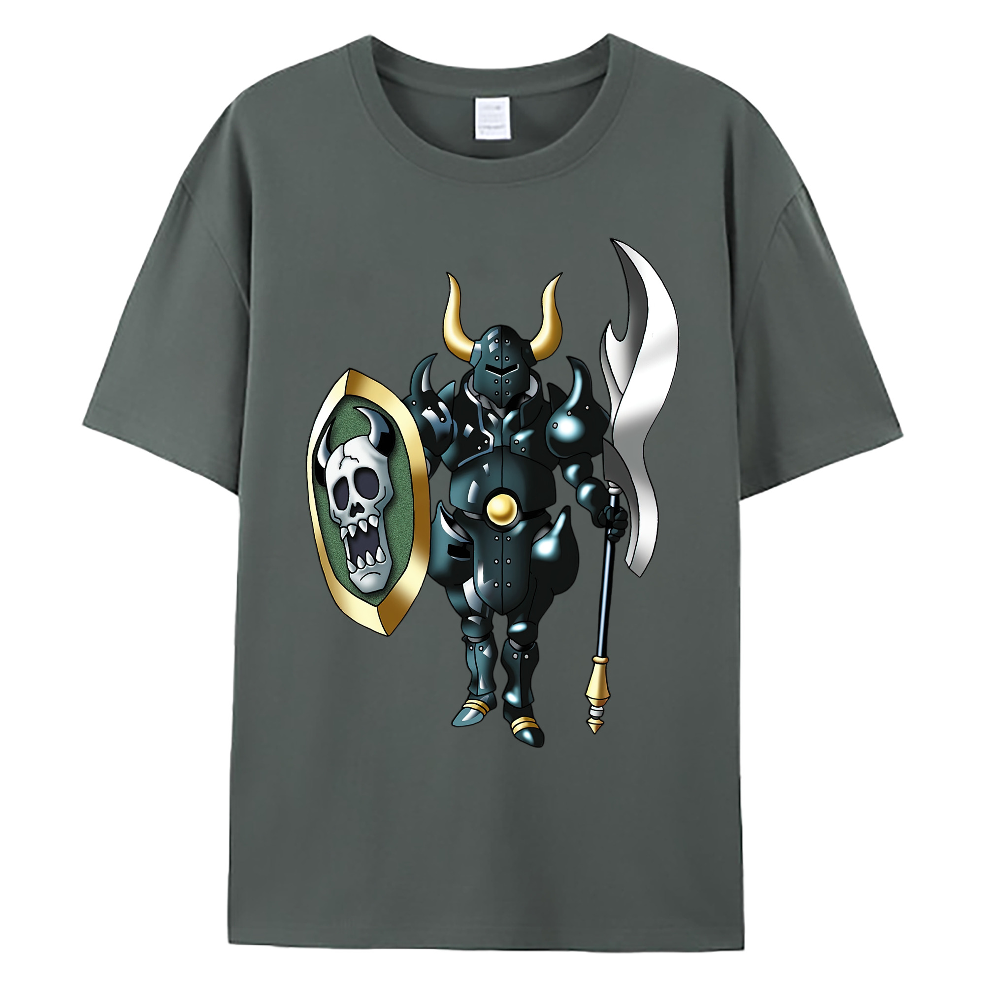 （画像用） ドラゴンクエスト Doragon Kuesuto Dragon Quest 綿100％ メンズ半袖Tシャツ｜肌触りやわらか＆通気性